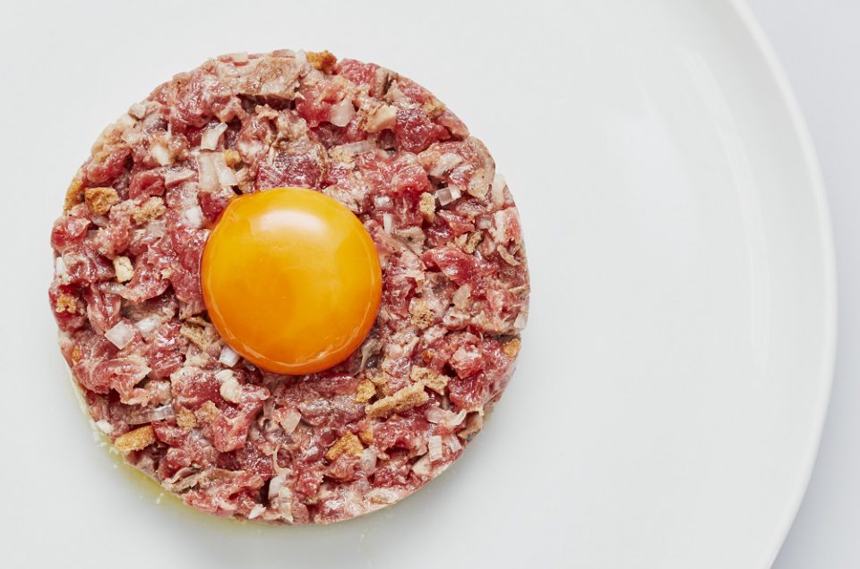 Steak tartare with Crisp Rye & Burford Brown Egg Recipe