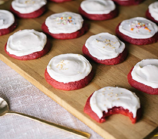 RED VELVET CHRISTMAS COOKIES